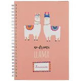 Тетрадь в клетку Эксмо, "Ламы", 60 листов