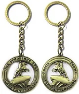 Сувенир, АКМ, Брелок, металлический,"Медный всадник", рельеф,   цвет  бронза