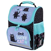 Ранец "Funny cats" 1 отделение, 35*28*18 см, 3 кармана, эргономичная спинка