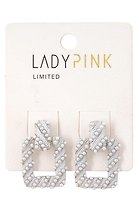 Серьги `LADY PINK` SMART CHIC (193135)