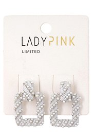 Серьги `LADY PINK` SMART CHIC (193135)