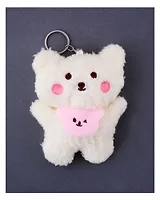 Брелок Kawaii Мишка с банданой (текстиль) (12см)