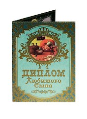 Диплом любимого сына ламинация (DL0000012) (Мастер)