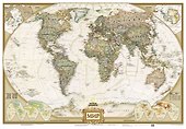Мир: Карта односторонняя National Geographic - 0