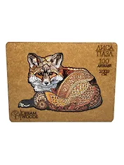 Пазл фигурный «Лиса», 100 деталей