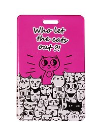 Чехол для карточек Who let the Cats out ДК2017-095