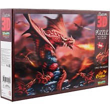 3D пазл «Super Kids Огненный дракон» 500 деталей, Prime 3D