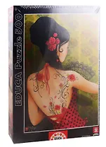 Пазл Educa 500 деталей Девушка с веером