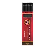 Графитовые стержни чёрные, H, 5,6 мм, 6 штук, Koh-i-Noor