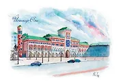 Открытка «Йошкар-Ола. Площадь Оболенского-Ноготкова»