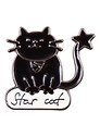 Значок Pin Joy Котик со звездой (металл)