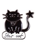 Значок «Котик со звездой», металл, Pin Joy - 0