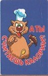Сувенир Магнит 4*7см пластик. "а ты считаешь калории?"