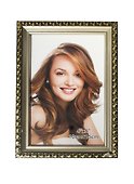 Фоторамка серая с принтом, 10x15 см, рама пластик - 0