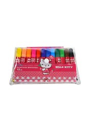 Фломастеры 12цв "Hello Kitty" акварельные, блистер, подвес, Премьера