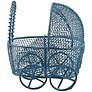 Декоративные элементы из металла Коляска голубая (11093603)
