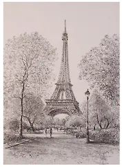 Скетчбук "Париж", 72 л