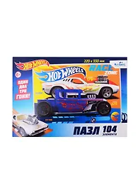 Пазл «Hot Wheels» 104 элемента, Origami