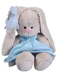 Мягкая игрушка Зайка Ми в голубом платье со звездой (18 см) (SidS-207)