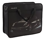 Папка для тетрадей А4 "Black car" 33*26*12см, пластик, молния, ручки, дно с расширением инд.уп.
