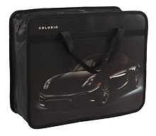 Папка для тетрадей «Black car» А4, пластик, на молнии, Colorio