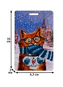 Картхолдер «Москва. Котик в шарфе» - 2