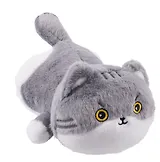 Мягкая игрушка Котик серый с пятнышками (25см) (12-1040-202405-T14)