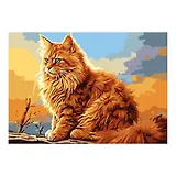 Набор для творчества LORI. Картина по номерам на картоне "Рыжик"