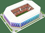 Сборная модель, 3D пазл, стадион  Ростов Арена,10 дет., 7,4*5,4*1,8см