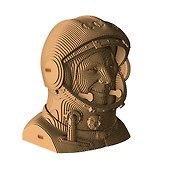 3D пазл бюст «Первый космонавт» картон, 5 Cult - 1