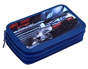 Пенал 3отд. "Super car" 19*11, молния, полиэстер