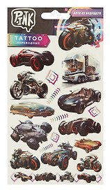 Наклейки-тату переводные "Street racers-2/Авто из будущего"