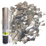 Пневмохлопушка в пластиковой тубе Серебряное конфетти (30 см) (8230silver) (Поиск)