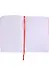 Книга для записей А5 100л кл. "Make your mark" красн.тв.переплет, тонир.блок, резинка, ляссе, инд.уп. - 2