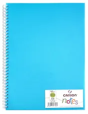 Блокнот для эскизов А4 50л "Notes" 120г/м2, гол.пласт.обл, спираль, Canson
