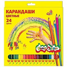 Карандаши цветные, Каляка-Маляка, 24 цвета