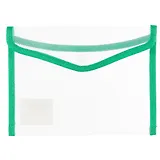 Папка-конверт прозрачная с окантовкой, А5