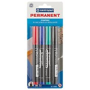 Маркеры перманентные Centropen, 4 цвета 2,5 мм