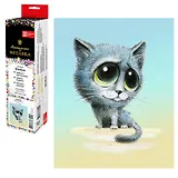 Набор для творчества. Алмазная мозаика Phoenix plus "Котенок", 20 х 25 см
