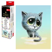 Набор для творчества. Алмазная мозаика Phoenix plus "Котенок", 20 х 25 см