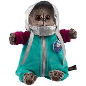 Мягкая игрушка Басик в комбинезоне Космос (19 см)