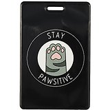 Чехол для карточек Stay pawsitive (лапка) (ДГ2021-291)