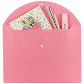 Папка -конверт А4+ на кнопке «Pastel», в ассортименте, Yoi - 1