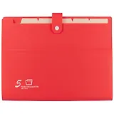 Папка на кнопке, 5 отделений, А4