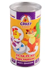 Настольная игра в тубусе Vladi Toys Ку-ка-ре-ку!