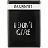 Обложка для паспорта I dont care (ПВХ бокс) (ОП2021-282) - 0