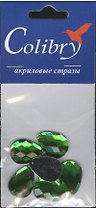Стразы акриловые Colibry 20 (W13-18) (каплевидные) (13х18 мм) (упаковка)