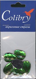 Стразы акриловые Colibry 20 (W13-18) (каплевидные) (13х18 мм) (упаковка)