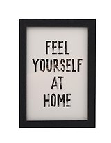 Фоторамка 10*15 "Feel yourself at home" черное дерево