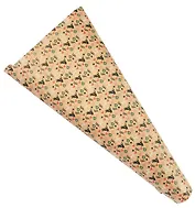 Бумага упаковочная 70*100см "Новогодние мотивы" крафт, НГ, инд.уп.